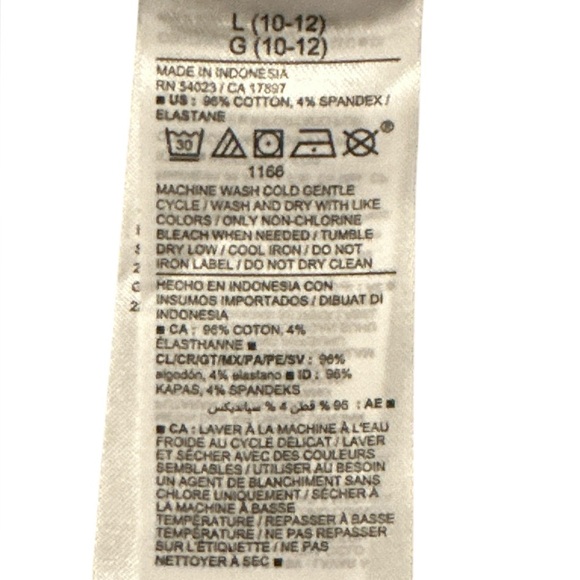 Old Navy Youth Gray Capri Leggings Size L 10/12 Lot of 3 - Picture 4 of 5